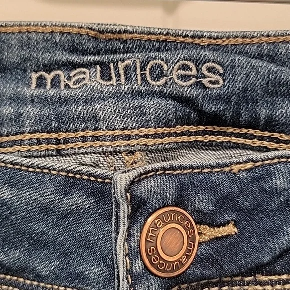 Maurices Blue Boot Cut Jeans Classic Jeans Size 12 Short - Picture 3 of 10